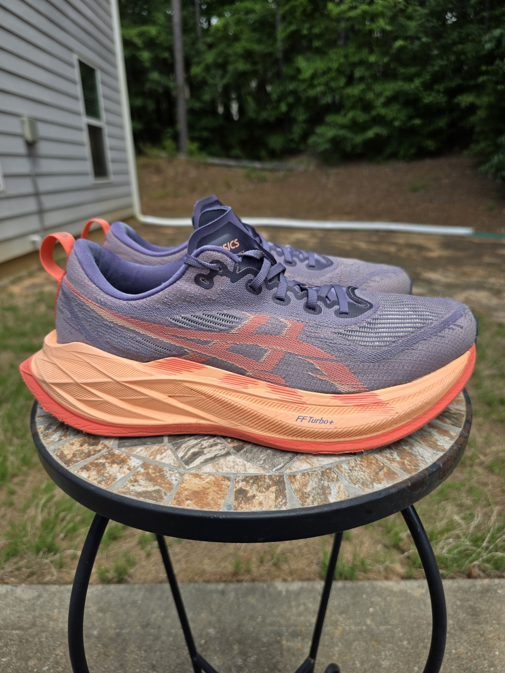 Asics Superblast 2 1013A142 Greyish Purple Running Shoes Sneakers Mens Size 10.5